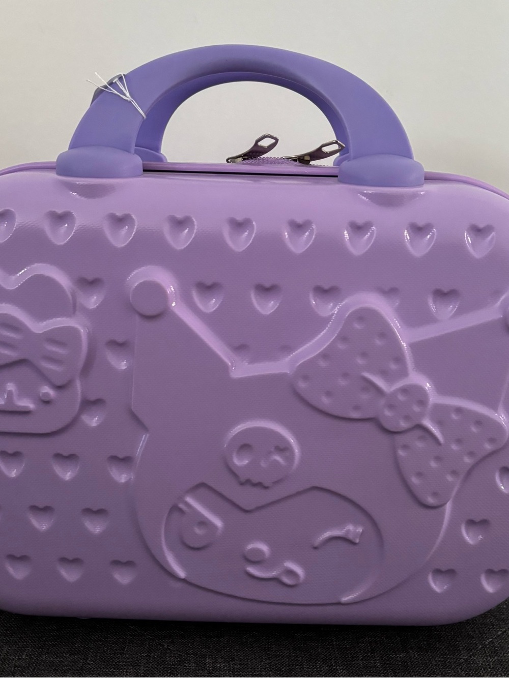 Sanrio Purple Kuromi Embossed Cosmetic Case